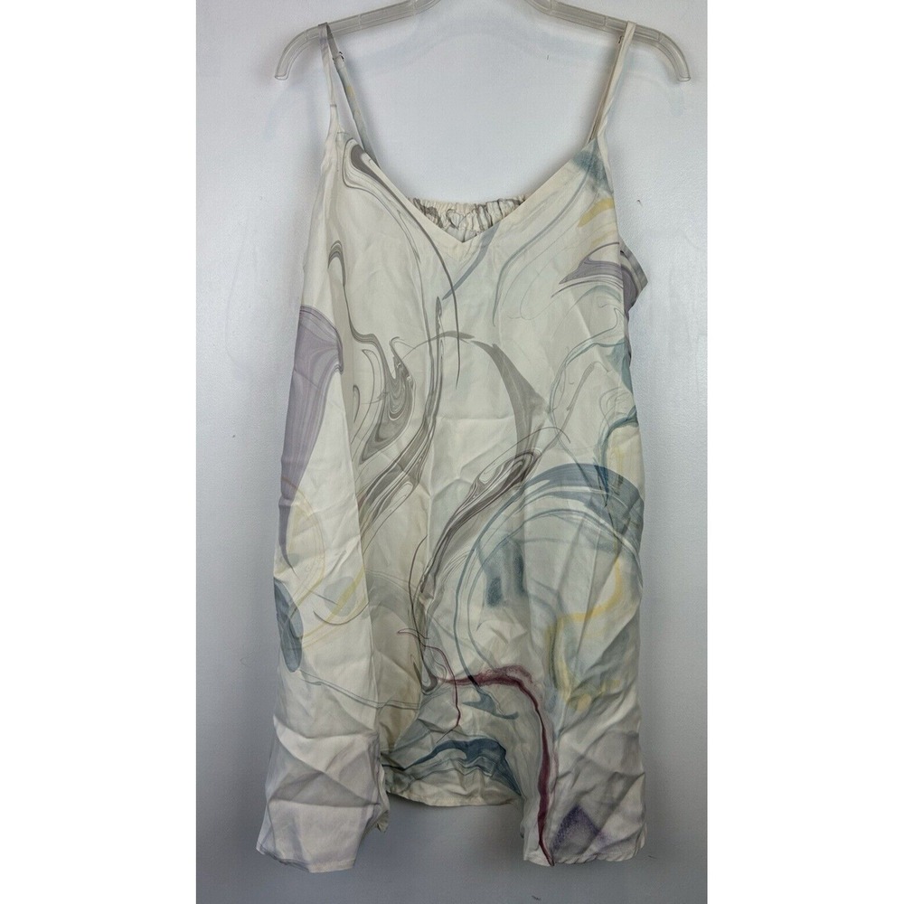 Athleta Slip Dress L Ivory Nightgown Babydoll Coquette Fairy Feminine NWOT Read